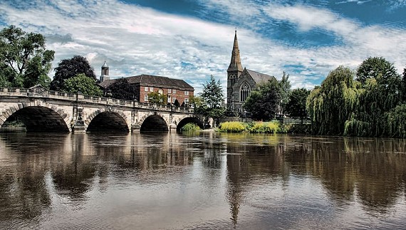 place - Shrewsbury, English Bridge