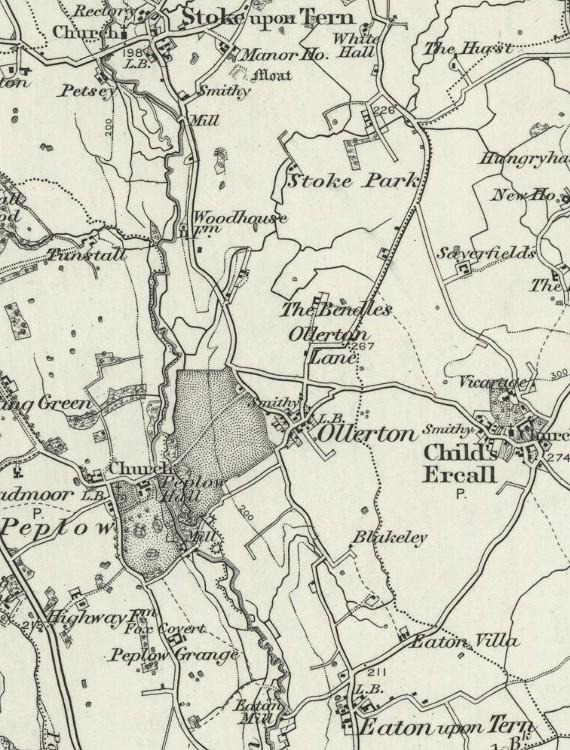 Map - Stoke upon Tern and Eaton upon Tern