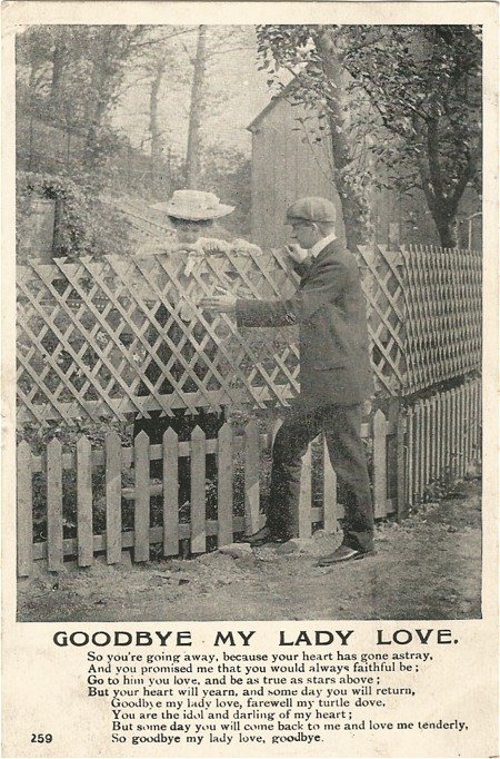 Postcard to A Wylde, front